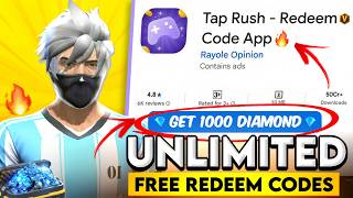 I Tried 100 Redeem Code Apps For Free Diamond 🤑 | Viral Redeem Code videos Trick screenshot 1