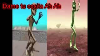 Dame tu cosita 3 language رقصة الرجل الأخضر كلمات مترجمة