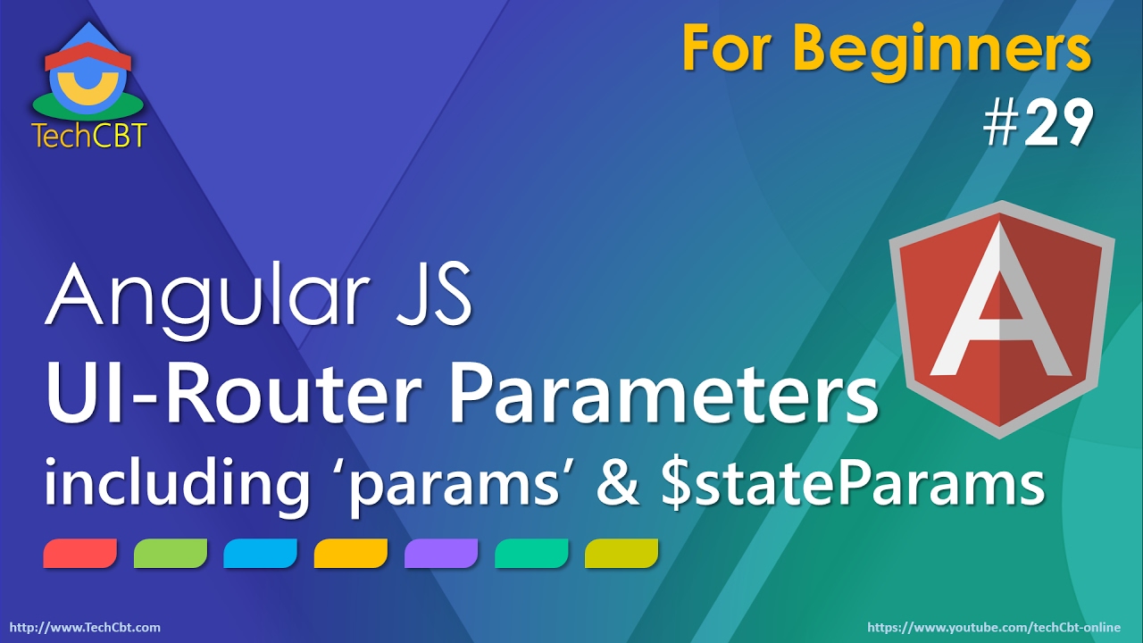 Angularjs Ui-Router Tutorial - Working With Parameters