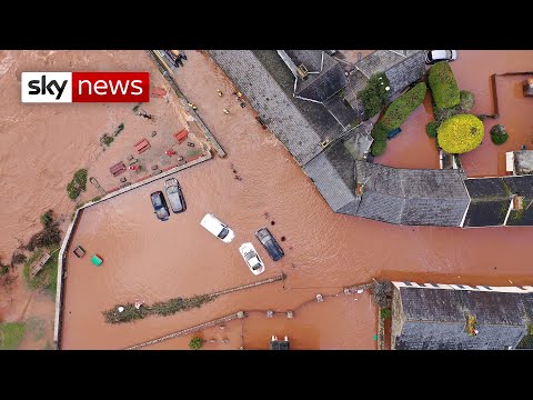 Storm Dennis wrecks havoc across UK
