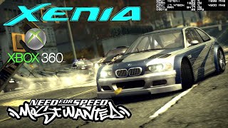 XBOX 360 Need For Speed 2005 on PC XENIA emulator NFS 2021