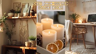 🌾❄️COZY BOHO-SCANDINAVIAN WINTER DECOR: Styling Your Home with Perfect Boho-Scandi Fusion To Guide