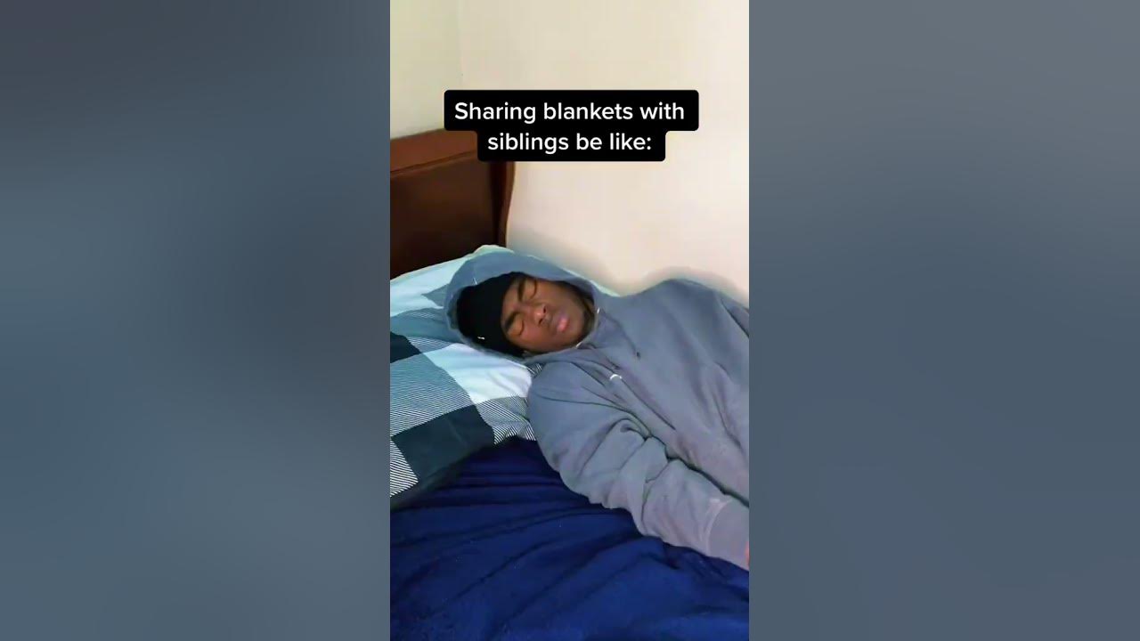 Sharing blankets with siblings be like 😂 shorts foryou YouTube