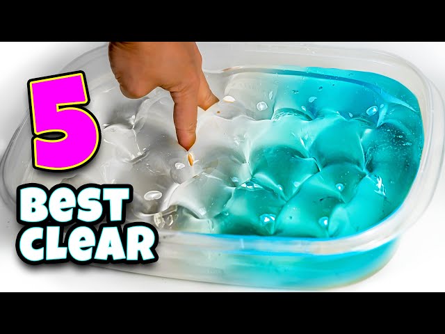 THE BEST RECIPE OF CLEAR SLIME 