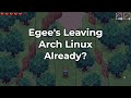 Arch aint for hobby linux  egees dev blog