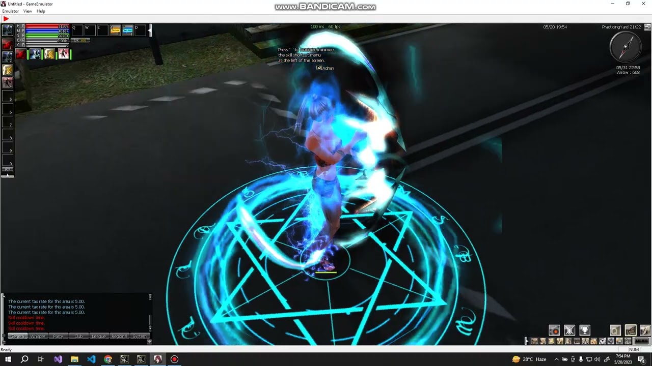 Ran Online Archer Hybrid Dex/Pow Lightning Theme