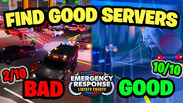 How To Find GOOD ROLEPLAY SERVERS In ERLC! (Liberty County)