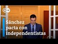 Pacto de amnistía con independentistas catalanes para garantizar la legislatura en España