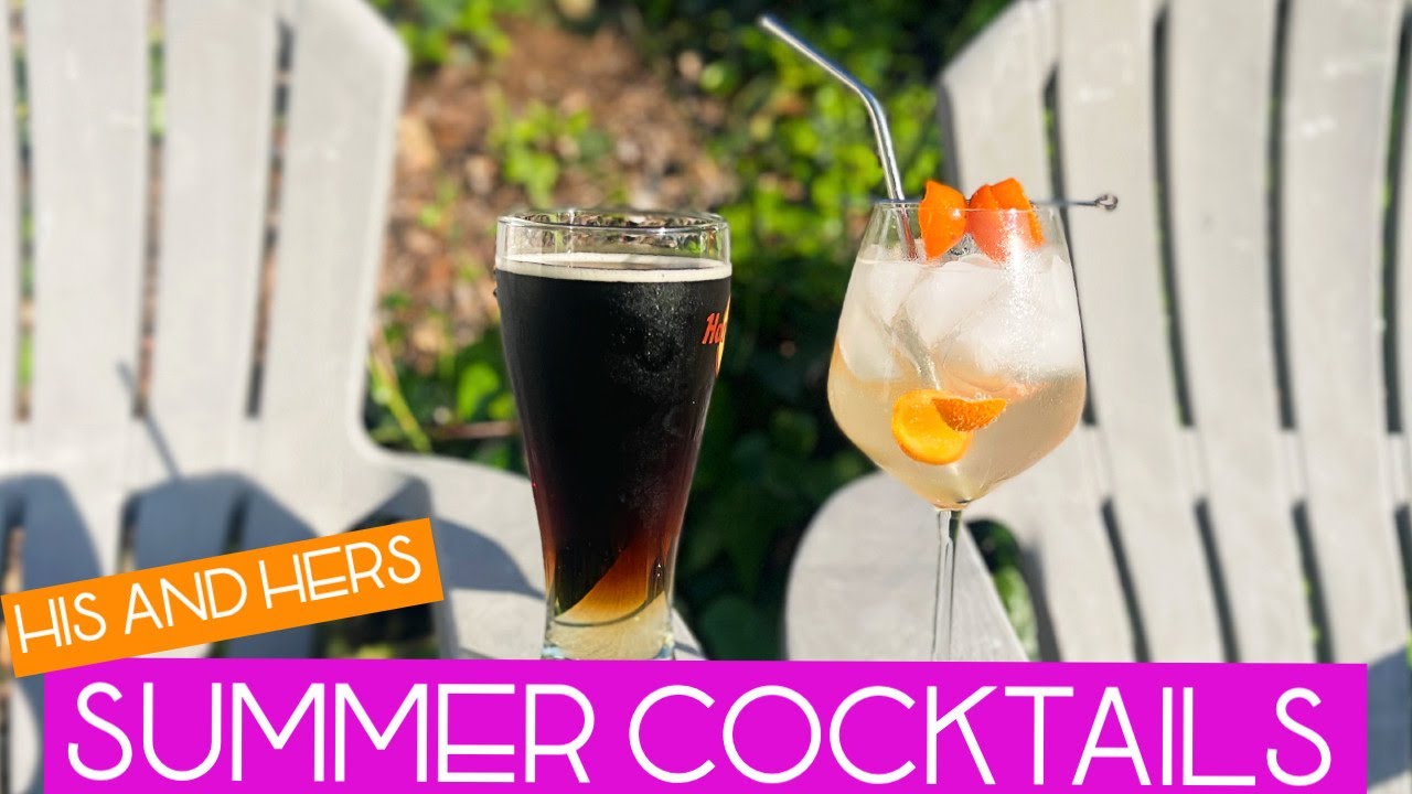 SUMMER COCKTAIL RECIPES || Snakebite recipe | Gin & Tonic Variation