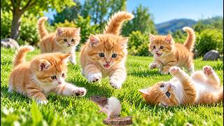 🐭🐱 Funny Kittens Playing with a Little Mouse | Relaxing Cat Sounds screenshot 1