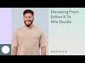 Wix studio  webinar elevating from editor x to wix studio