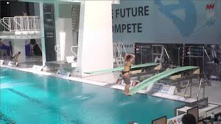 Girls A 1m preliminary - Eindhoven Diving Cup 2024