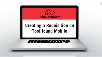 Creating a Requisition on the Mobile app in ToolHound 6