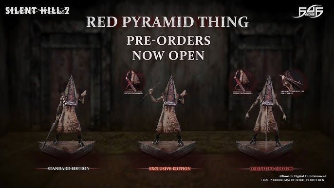 Red Pyramid Thing Statue by Numskull