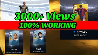 100% Working trick to get Rivaldo & other legend & black ball players from Legends-worldwide clubs