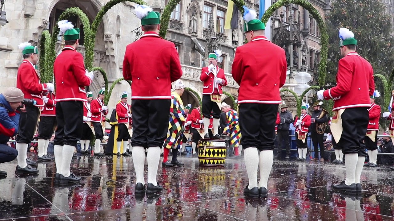 Teil 1: Münchner Schäfflertanz 2019 @ Marienplatz am 06.01.2019