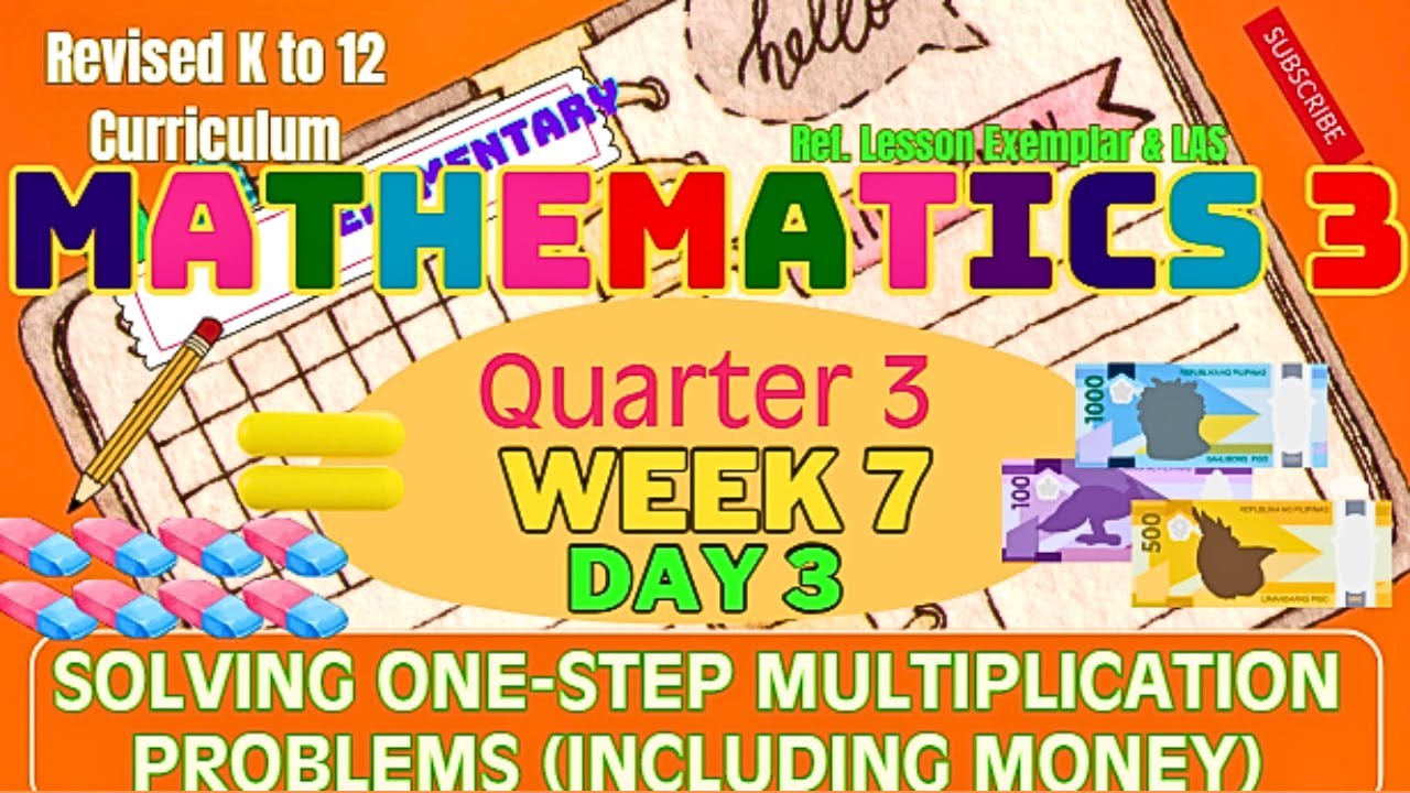Grade 3 Math Q3 W7 D3 | Solving One-Step Multiplication Problems ...