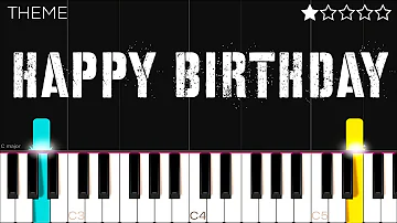 Happy Birthday To You | EASY Piano Tutorial
