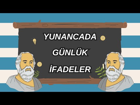 Yunanca Günlük İfadeler | Yunanca Öğreniyorum