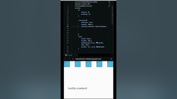 CSS Flex Justify Content Fully Explained #shorts #css #youtubeshorts