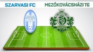 Szarvasi FC - Mezőkovácsházi TE: 12-1 (2016.04.30.)