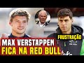🚨FUTURO DECIDIDO! VERSTAPPEN PERMANECE NA RED BULL!