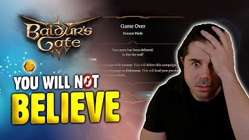 The Most Tragic Honour Mode Run in Baldur