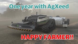 How the AgXeed robot survived cultivating 12.500 hectares in one year!