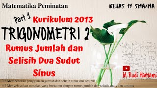 Rumus jumlah dan selisih dua sudut ...