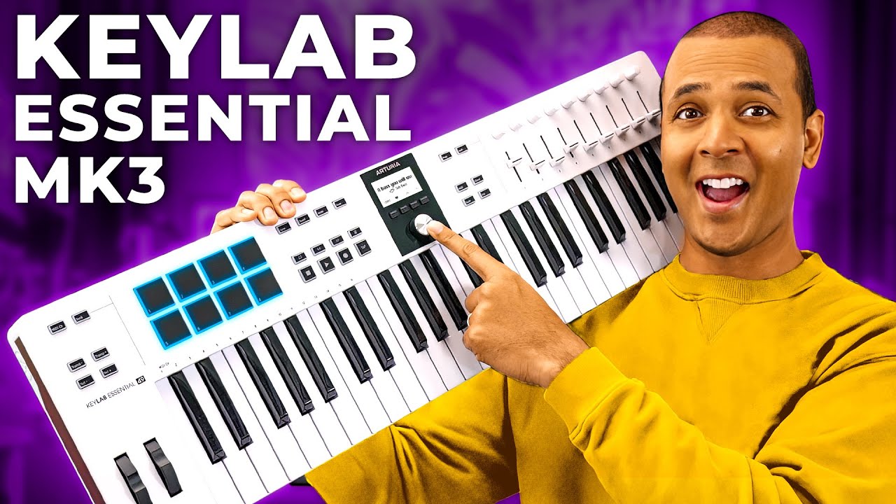 Best NEW budget MIDI keyboard? Arturia Keylab Essential MK3 Review