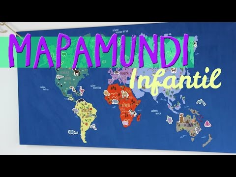 ¿Cómo hacer un Mapamundi infantil? Manualidades del mundo hqdefault