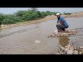 Baam Fishing|Catching The Baam Fishes In Small Hook Gal|We Used Earth Worms To Catch Those Fishes