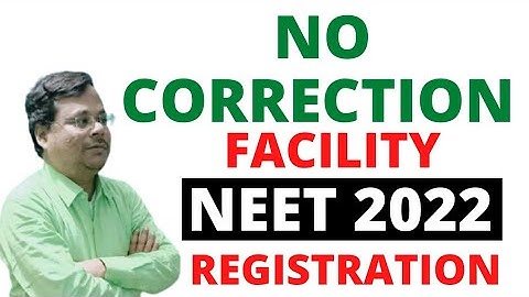 No Correction Window Facility NEET 2022 ? | NEET 2022 Latest Update