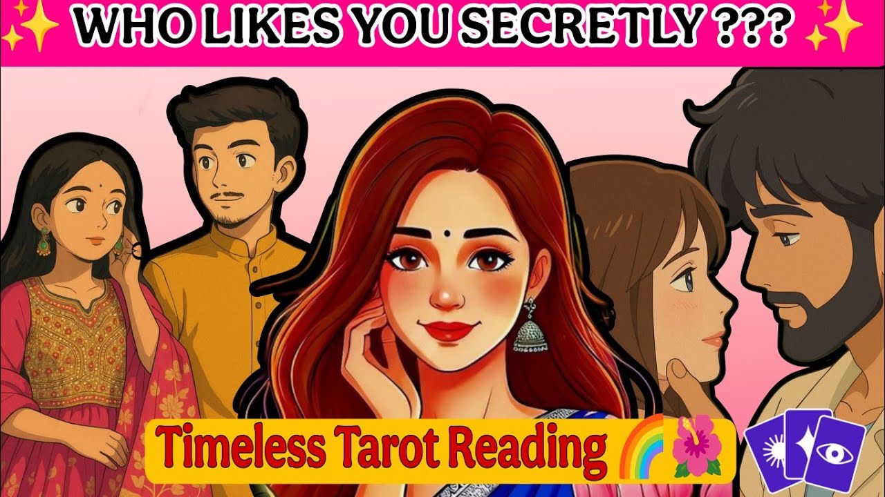 Apko secretly kon pasand karta hai? 🤫💌{ Timeless } || Tarot Reading (Hindi)#tarot#crush#lovereading 