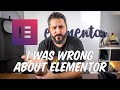 Elementor Page Builder Plugin -- I was WRONG!!