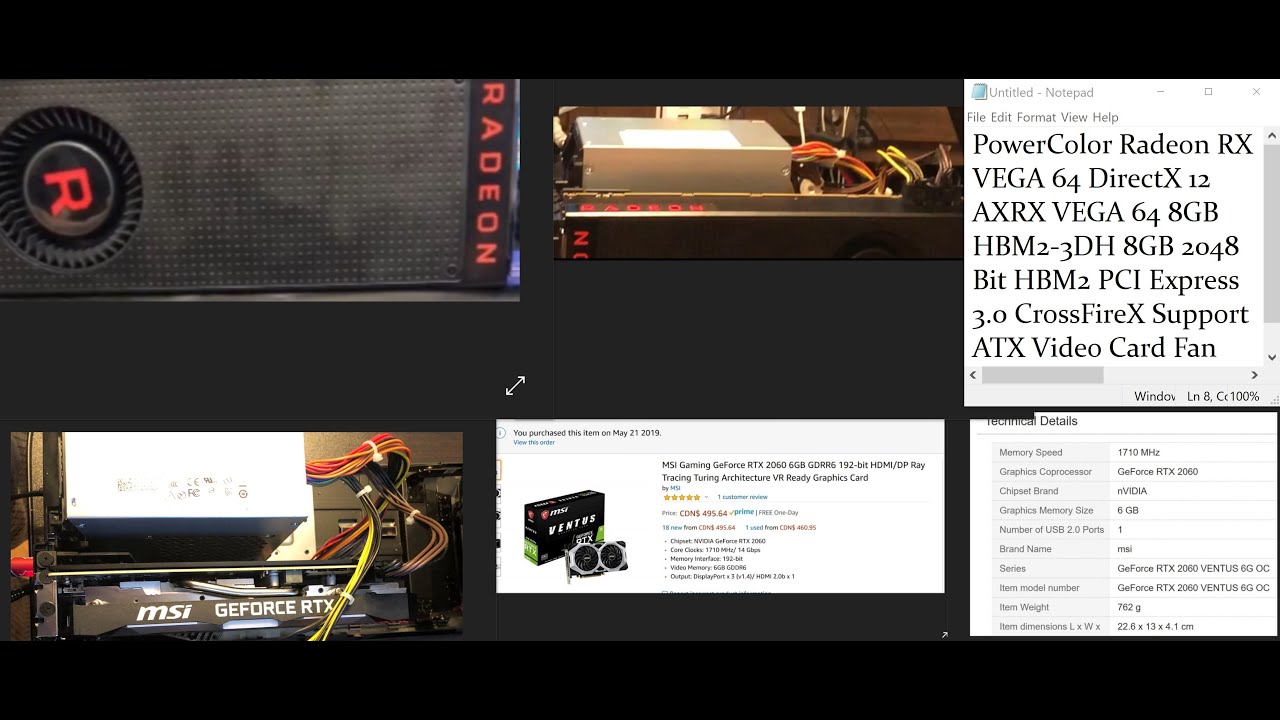 RTX 2060 & VEGA64 ON ALIENWARE GRAPHICS AMPLIFIER! (Also RAZER CORE X ...