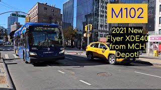 (SPECIAL) 2021 New Flyer XDE40 9562 on the M102