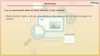 Summary - Electronic Presentation Tool Powerpoint | Computer | iPrep