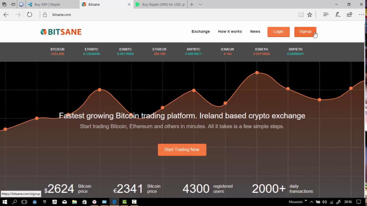 exchange bitcoin for ripple bitsane