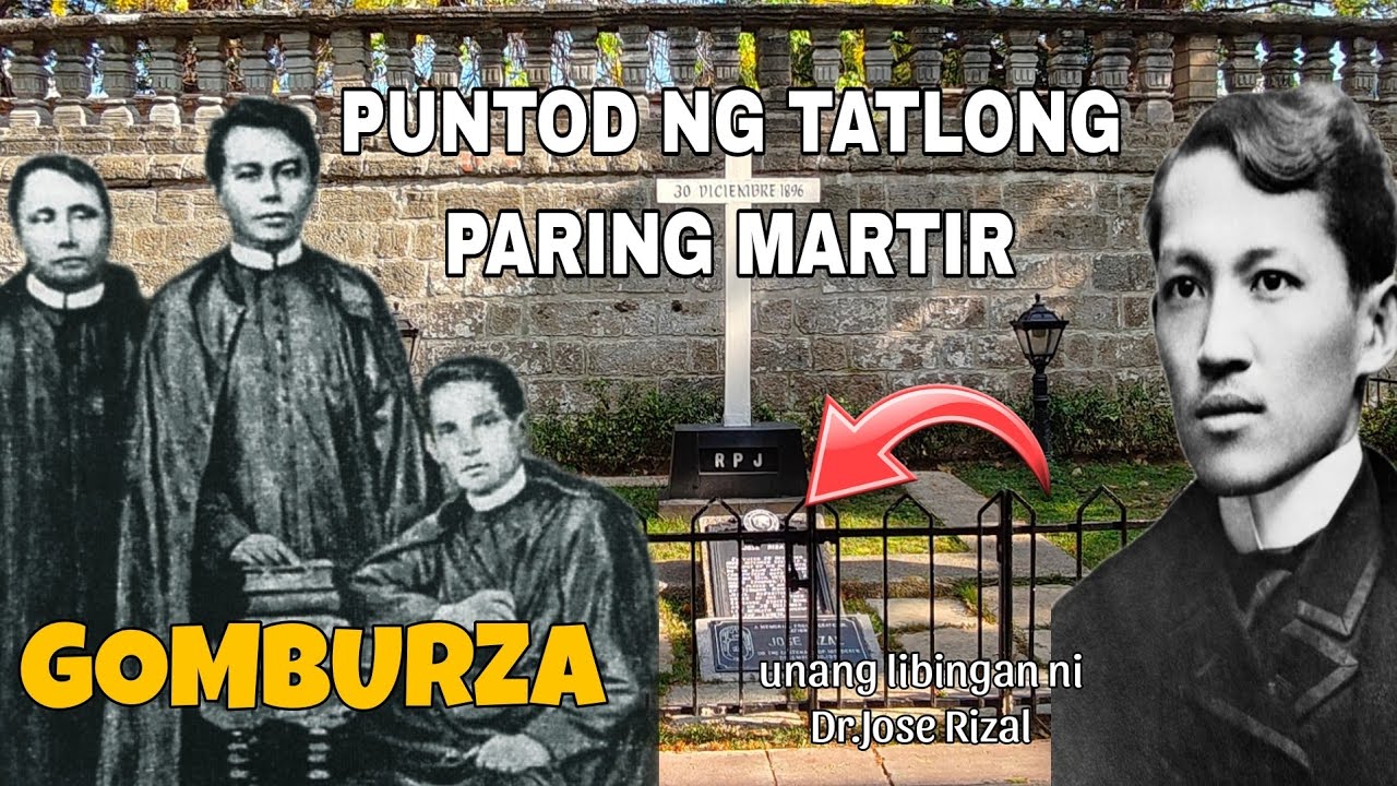 Puntod Ng tatlong Paring Martir at unang pinaglibingan Kay DR.Jose Rizal