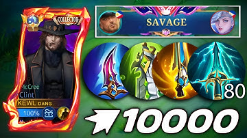 NEW META! CLINT BEST SAVAGE BUILD AND EMBLEM FOR 2025 IS HERE!😈 ( 100% BROKEN! ) - MUST TRY! - MLBB