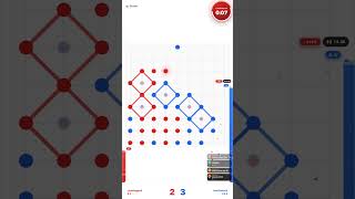 Are you team red 🔴 or blue 🔵? #replay #fullgame #gameplay #match #dotclash #games #boardgames