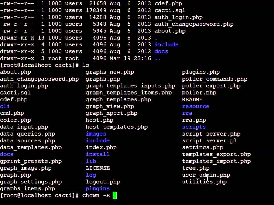 Install Cacti 0.8.8b on CentOS 6.5