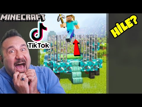 MİNECRAFT VİRAL TİKTOK HACK ve HİLELERİNİ DENİYORUZ 3! GERÇEK Mİ? HİLE Mİ? | MINECRAFT OYNUYORUZ