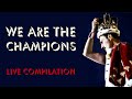 We Are The Champions - LIVE COMPILATION (1977-1986) - Queen