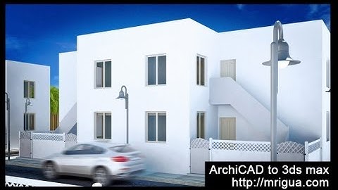 ArchiCAD to 3ds max