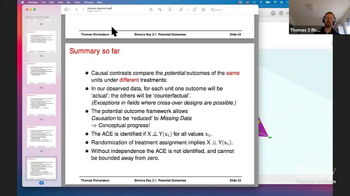 An Introduction to Potential Outcomes, DAGs and Si...