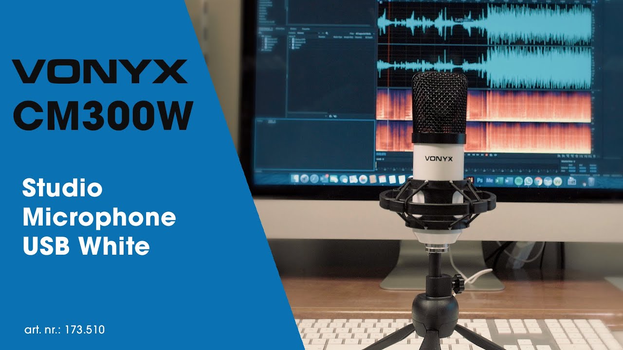 Vonyx CM300W Studio Microphone USB White - 173.510 - YouTube