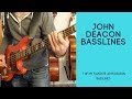 John Deacon Basslines - My favorite top 7