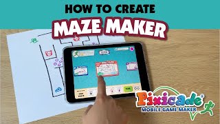 How to Draw and Play Maze Maker Games | Pixicade Mobile Game Maker